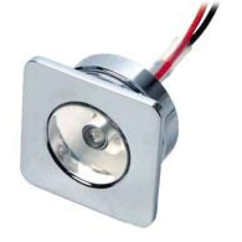 Merdiven lambası. Kromaj. Ledli. 12V.