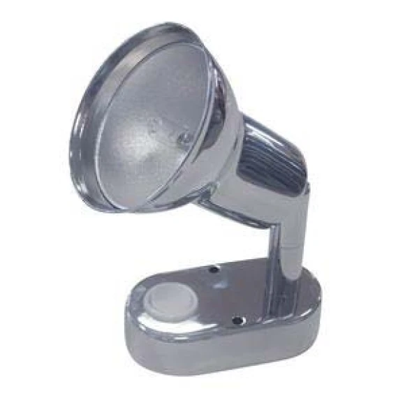 Okuma lambası. Açma kapama düğmeli. 12V/10W halojen ampul.