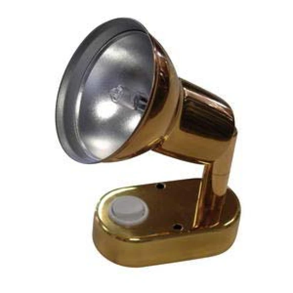 Okuma lambası. Açma kapama düğmeli. 12V/10W halojen ampul.