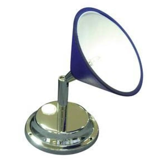 Okuma lambası. Braketi hareketlidir. Abajuru buzlu camdır.12V/10W halojen ampule sahiptir.