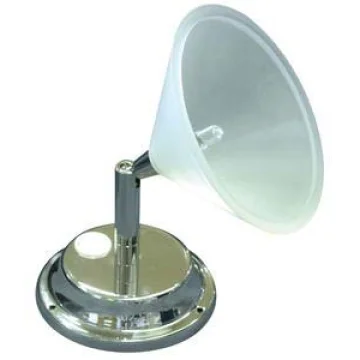 Okuma lambası. Braketi hareketlidir. Abajuru buzlu camdır.12V/10W halojen ampule sahiptir. - 1