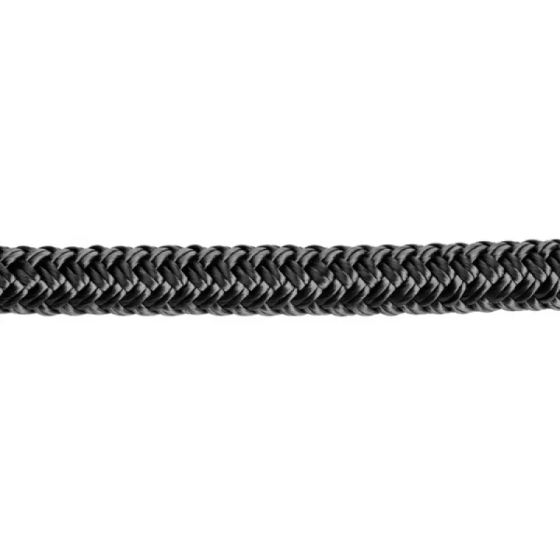 Braided polyester rope.