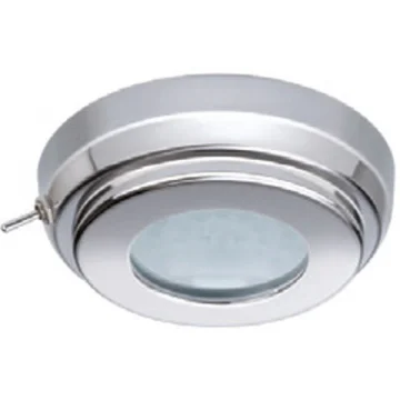 Quick Marine Lighting spot lamba. Model TOM S.
Entegre anahtarlı. Halojen ampullü modeller. 12V/10W halojen ampul dahildir. 
Paslanmaz çelik - 1