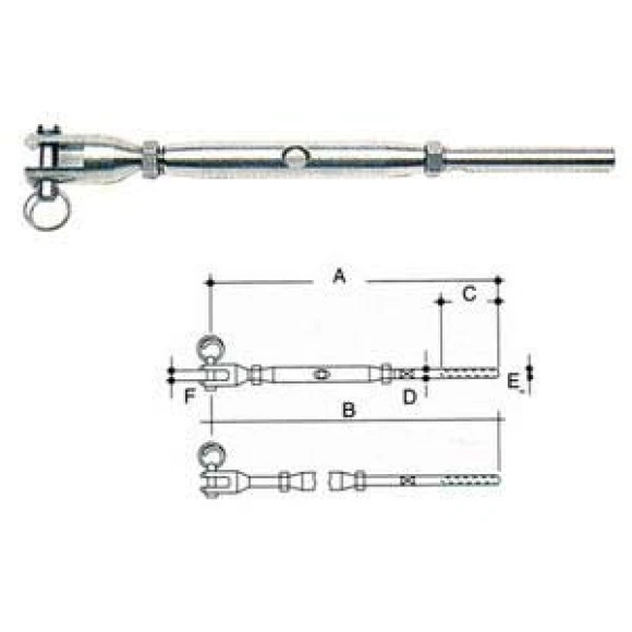 Sıvamalı liftin, AISI 316 paslanmaz çelik.