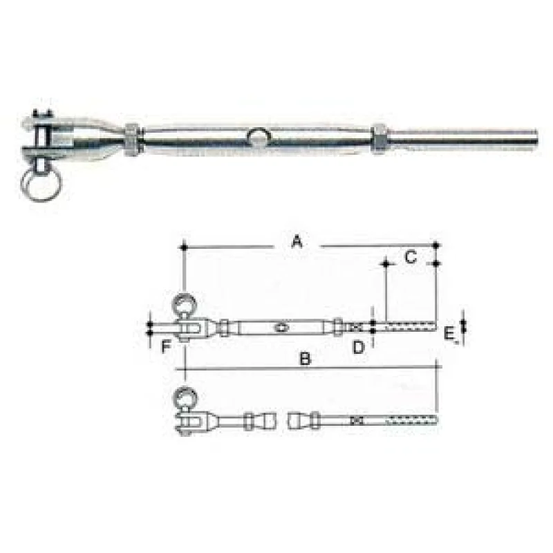 Sıvamalı liftin, AISI 316 paslanmaz çelik.