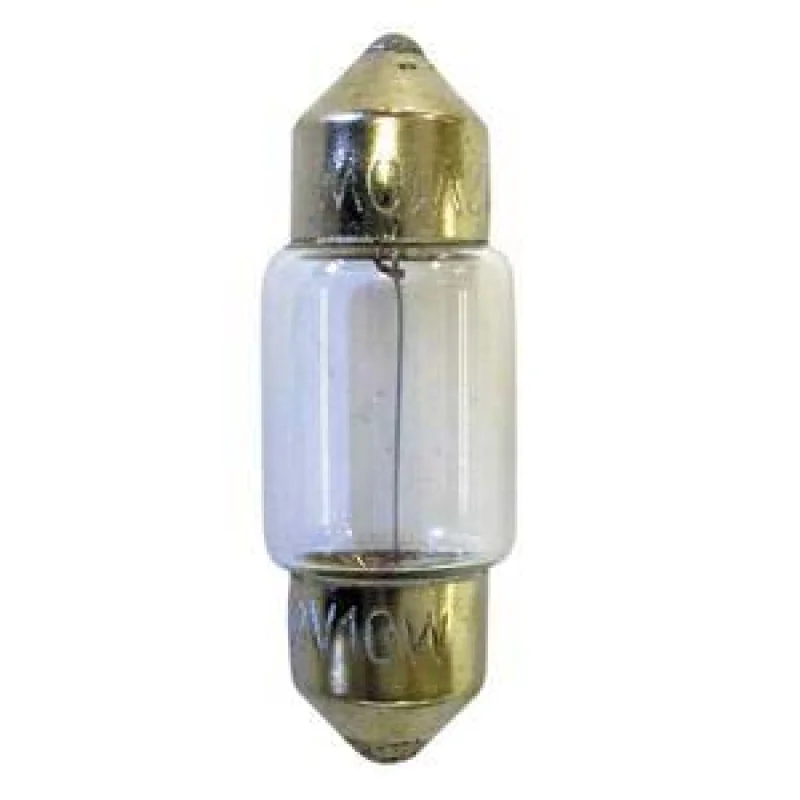 Sofit ampul, mini. Ø 6mmx30mm. 12V/10W.