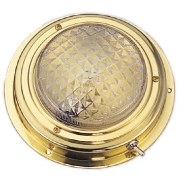 Tavan lambası. Sarı. Ø 171mm. 12V/15W. Şeffaf ve kırmızı iki ampullü. - 1