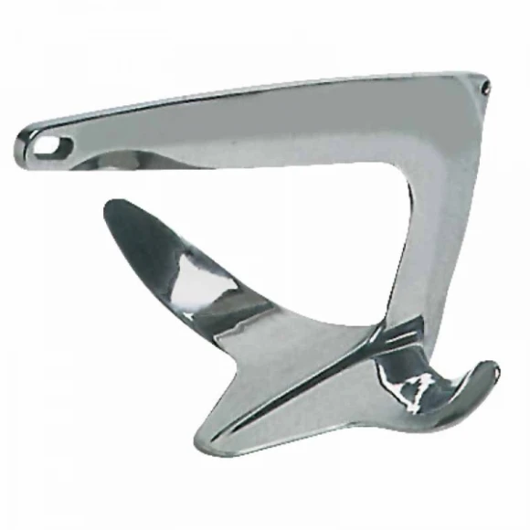 Trefoil anchor. Stainless steel.