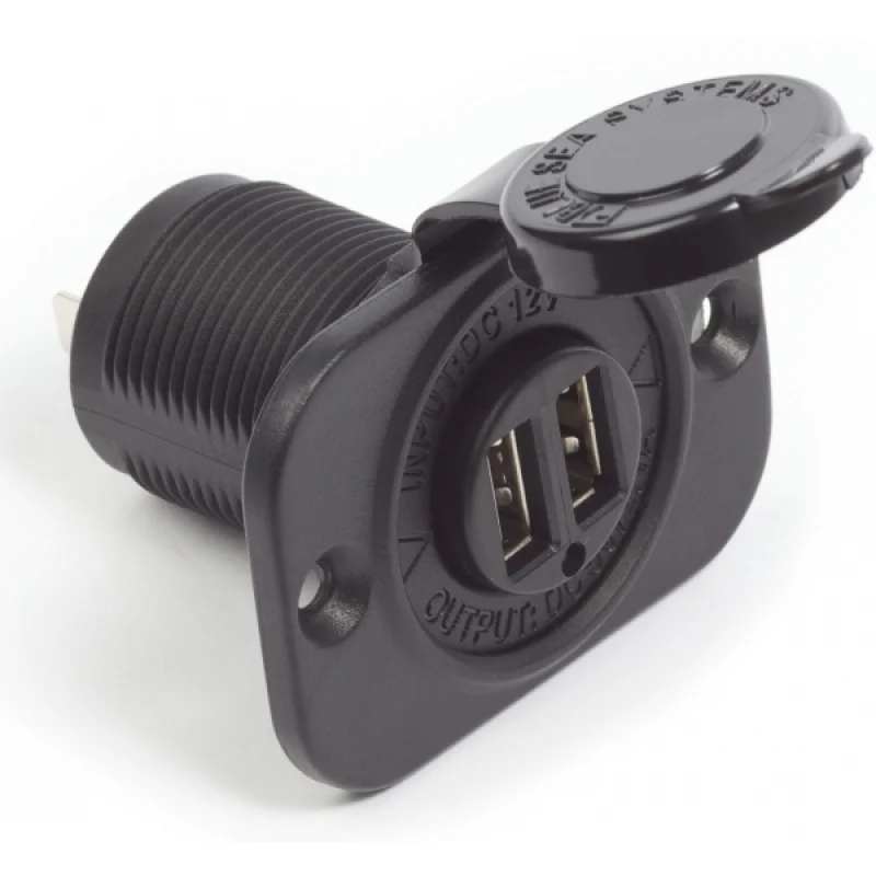 Blue Sea Systems çiftli USB şarj soketi.