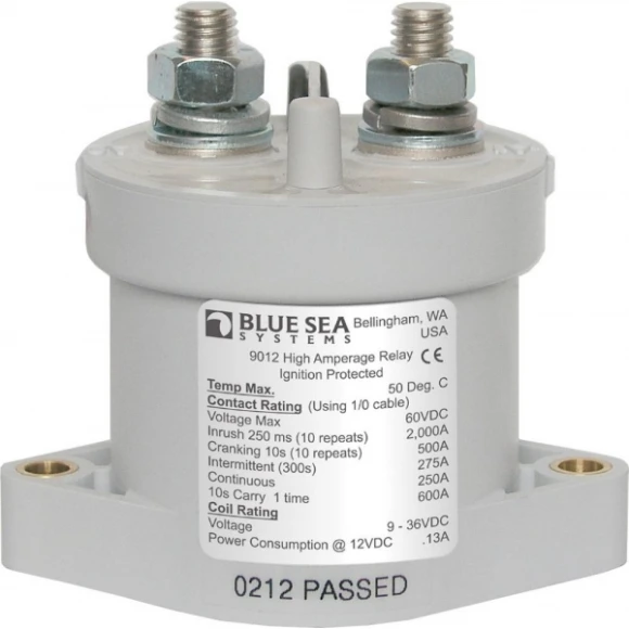 Blue Sea Systems L Serisi solenoid switch. 12/24V.