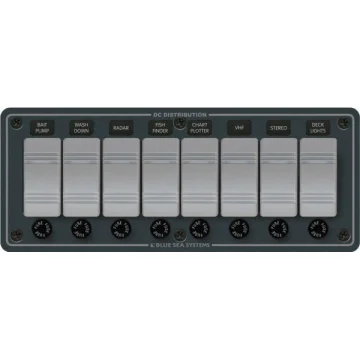Blue Sea Systems Su geçirmez sigorta paneli. Flybridge ve açık kokpitler için dizayn edilmiştir. - 1