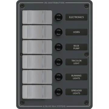 Blue Sea Systems Su geçirmez sigorta paneli. Flybridge ve açık kokpitler için dizayn edilmiştir. - 1