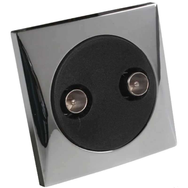 Frilight TV anten prizi. Kromaj. Çiftli.