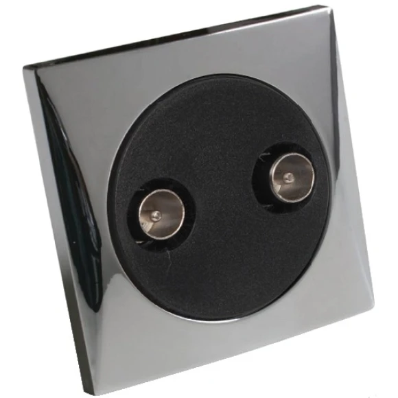 Frilight TV anten prizi. Kromaj. Çiftli.