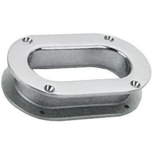 Loça, paslanmaz çelik, flanşlı. İç ebat 171x76, dış ebat 241x146 mm.