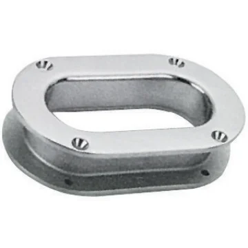 Loça, paslanmaz çelik, flanşlı. İç ebat 171x76, dış ebat 241x146 mm. - 1