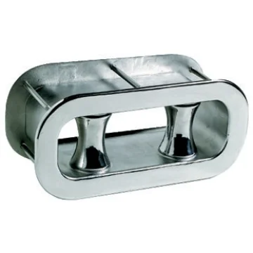 Loça, paslanmaz çelik,flanşlı ve makaralı İç ebat 270x91, dış ebat 340x160mm. - 1