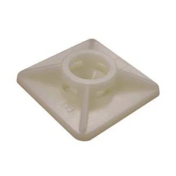 Plastik kablo kelepçeleri için kendinden yapışkanlı sabitleme parçası. - 1