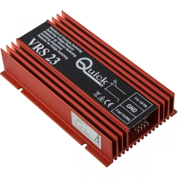 Quick konvertör, Switch Mod. Giriş 20-30V DC.Çıkış 13,5V DC. Kısa devre ve yüksek çıkış voltajı korumalı.