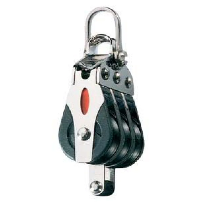 Ronstan 20 serisi makara. Üçlü, kuyruklu.