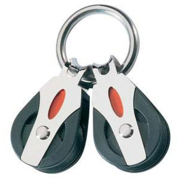 Ronstan 30 serisi makara. Çiftli, birbirine monteli.