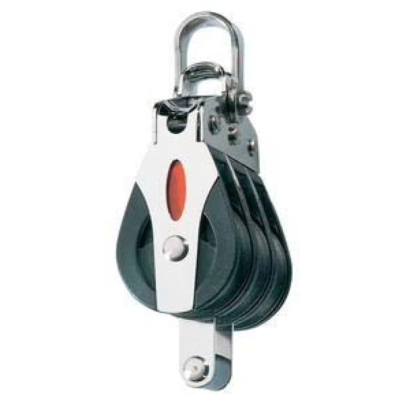 Ronstan 30 serisi makara. Üçlü, kuyruklu.