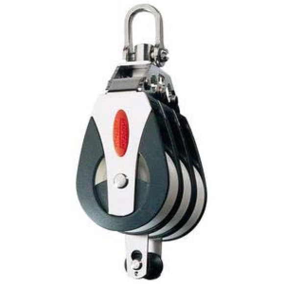 Ronstan 40 serisi makara. Üçlü, kuyruklu.