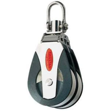 Ronstan 50 serisi bilyasız makara. Çiftli, kilitli.  - 1