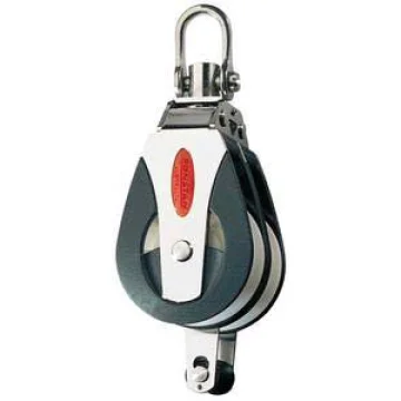 Ronstan 50 serisi bilyasız makara. Çiftli, kilitli, kuyruklu. - 1