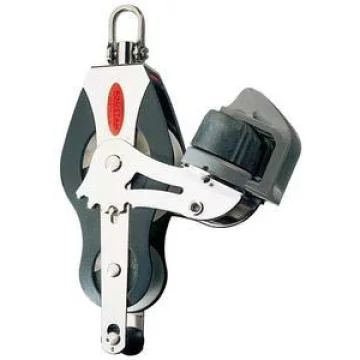 Ronstan 50 serisi bilyasız makara. Çiftli, kuyruklu, cemkilitli. - 1