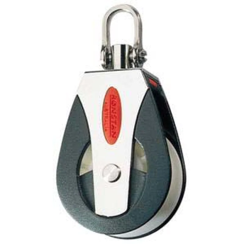 Ronstan 50 serisi bilyasız makara. Tekli, kilitli.