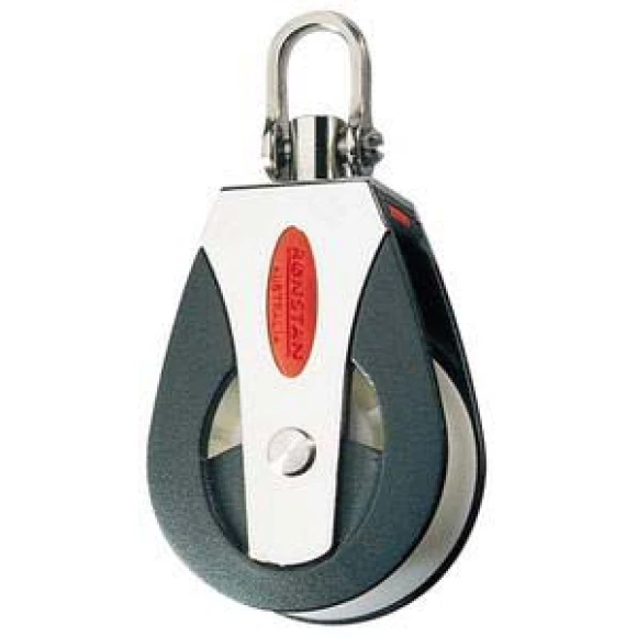 Ronstan 50 serisi bilyasız makara. Tekli, kilitli.