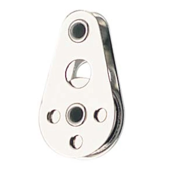 Ronstan tel makarası. Tekli, sabit bağlantılı.