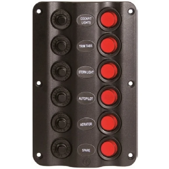 Sigorta paneli. 12V DC