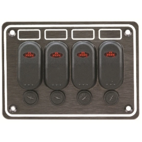 Sigorta paneli, dörtlü, su geçirmez.