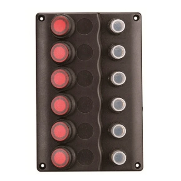 Su geçirmez sigorta paneli. 12V DC