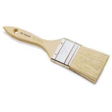 Red Tree The Fooler. Square, Flat Cut. Economical Brush with Wooden Handle. 2" - 1