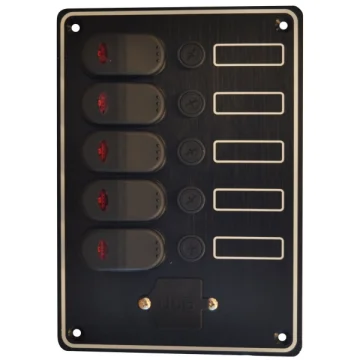 Usb portlu sigorta paneli. IP65 Su geçirmez. - 1