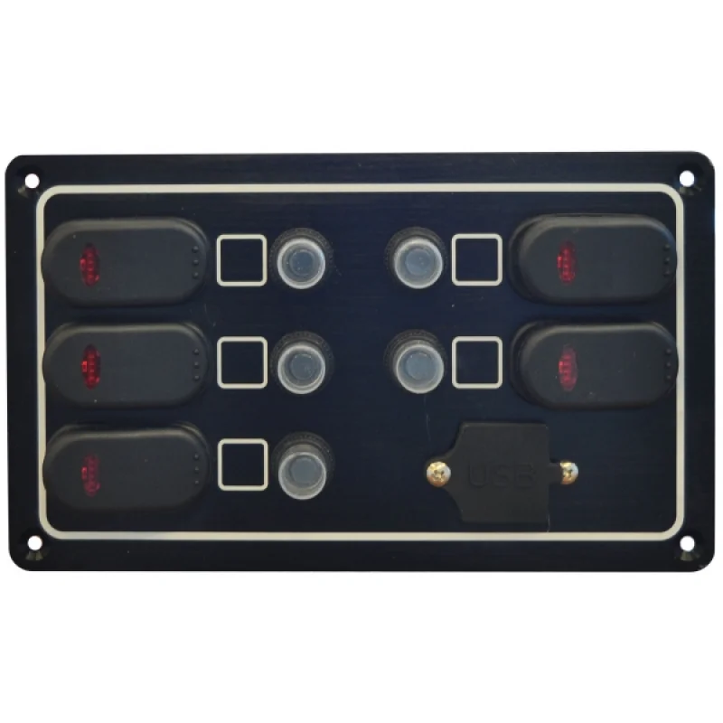 Usb portlu sigorta paneli. IP65 Su geçirmez.