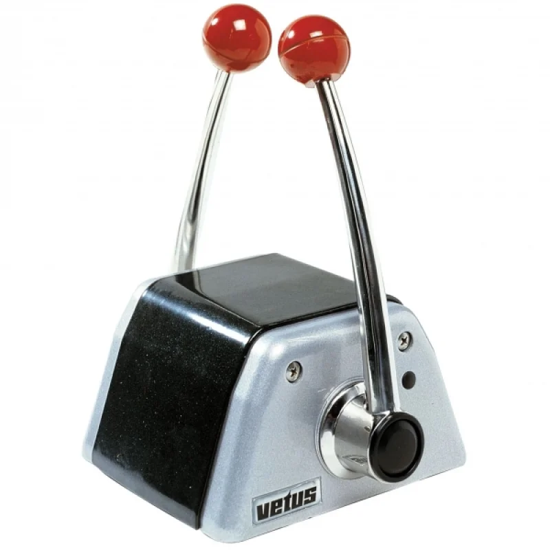 Vetus kumanda kolu. Çiftli. Üstten montaj.