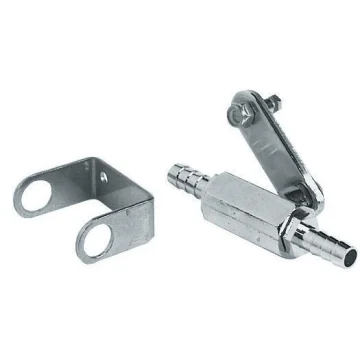 Yakıt vanası, sarı üzeri kromaj - 1