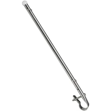 Bayrak direği. Paslanmaz çelik. Boy 40cm. Ø 22/25mm vardavelaya montaj. - 1