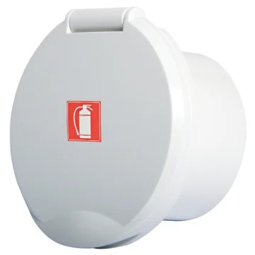 Beyaz ABS pakalı kapaklı kutu  - 1