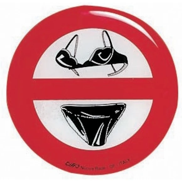 Çıkartma, lüks. Plasto kaplı. Ø 8 cm