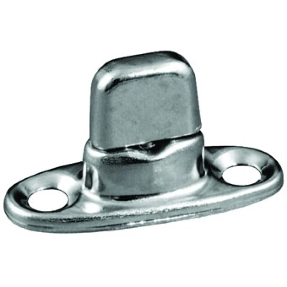 Çıtçıt alt parçası, yüzeye montaj, kromaj.