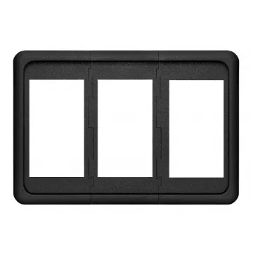 Contura switch montaj paneli - 3 lü - 1