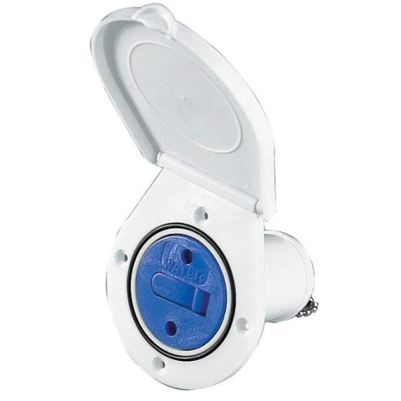 Dolum ağzı, plastik, kapaklı.