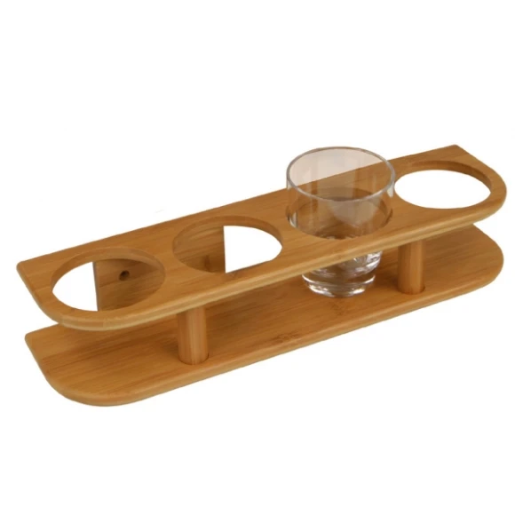 Dörtlü bardaklık. 368x50x100 mm