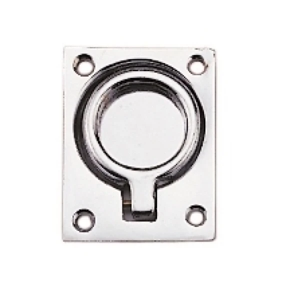 Gömme kulp, kromaj. 63x48mm.