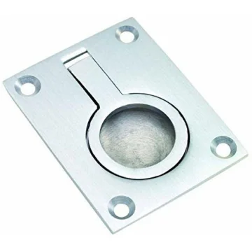 Gömme kulp, paslanmaz çelik. 38x44 mm. - 1